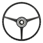 1965 & 1966   Ford Mustang Factory 3 Spoke Black Wheel - Alternator System