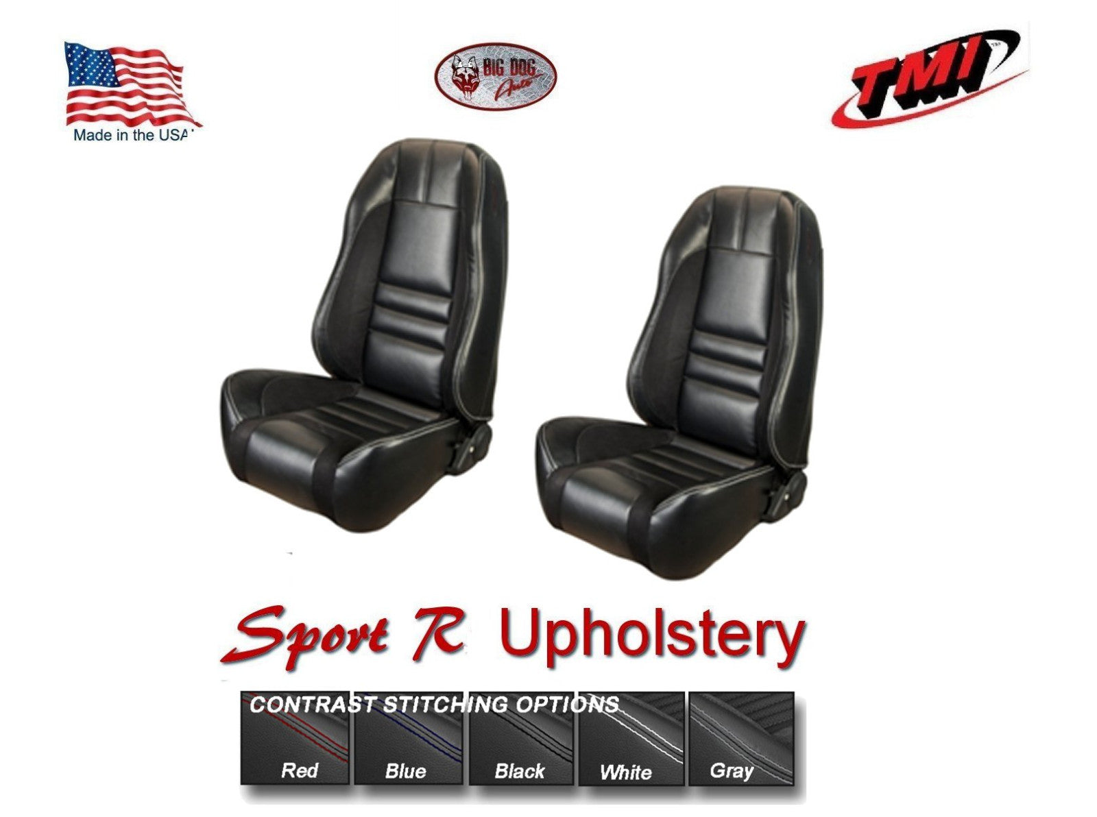 Sport R Front & Rear Seat Upholstery & Foam 1999-2004 Mustang Convertible