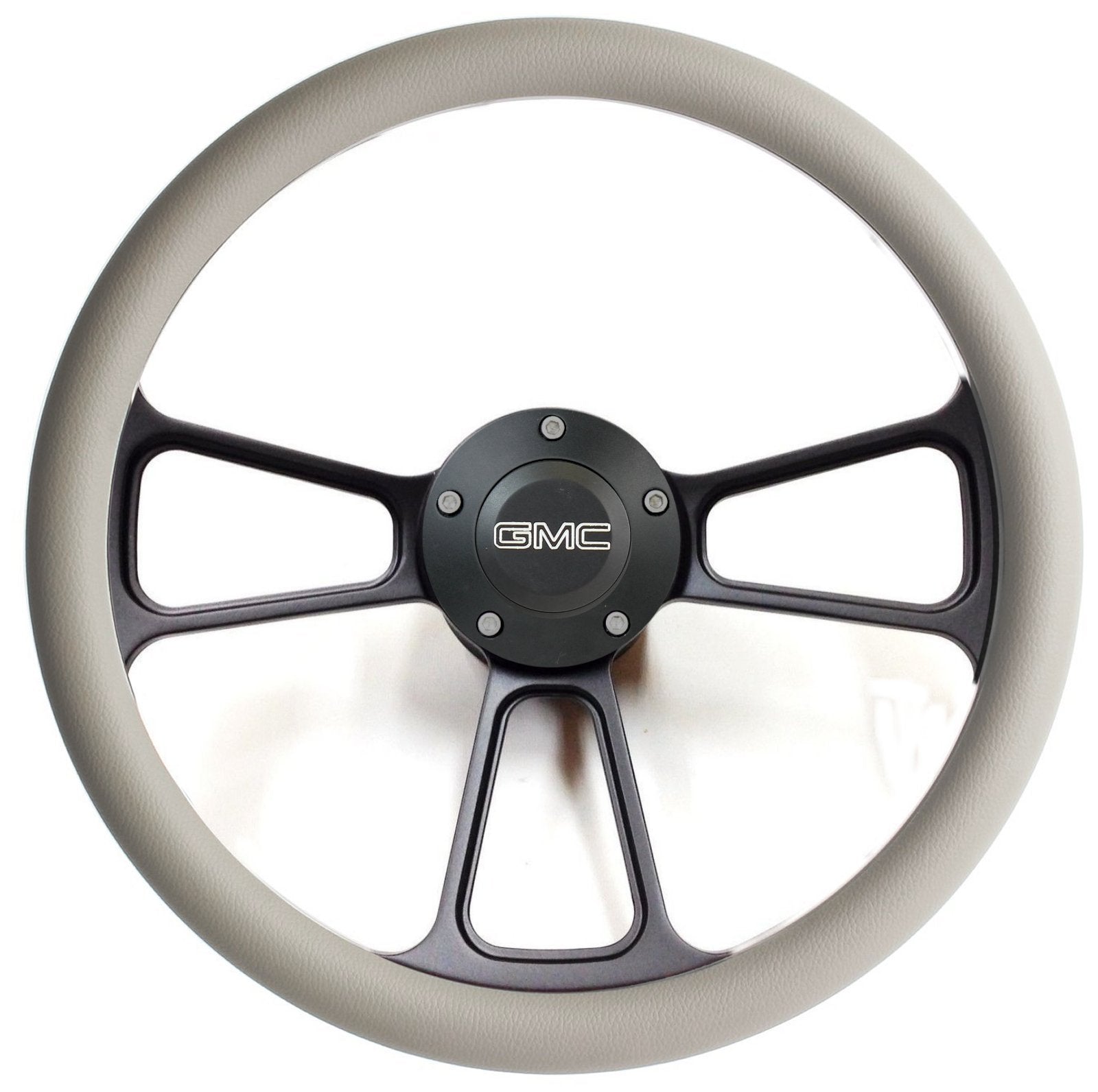 1960 - 1969  GMC Pick Up Trucks Gray & Black Billet Steering Wheel