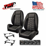 TMI Pro Series Sport XR Lowback Bucket Seats for 1979-1998 Mustang, Made In USA