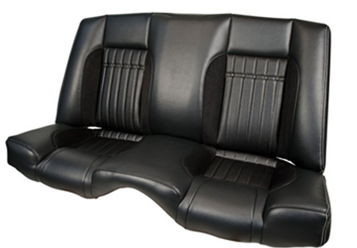 Sport R Rear Seat Upholstery + Foam 1967-68 Camaro w/53" Seat, TMI, Made in US