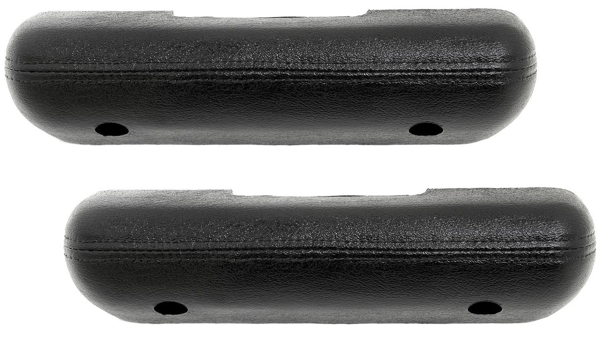 Replacement Arm Rest Pair for 1967 Mustang - Black - Both Driver & Passenger