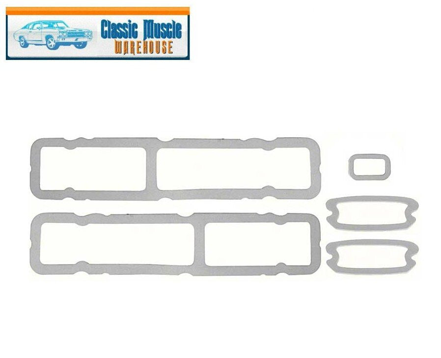 1968 Camaro; Standard Lens Gasket Set; Except RS; 5 Piece Set