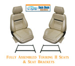 Mach 1 Touring II Fully Assembled Seats & Brackets 1970 Mustang - Any Color