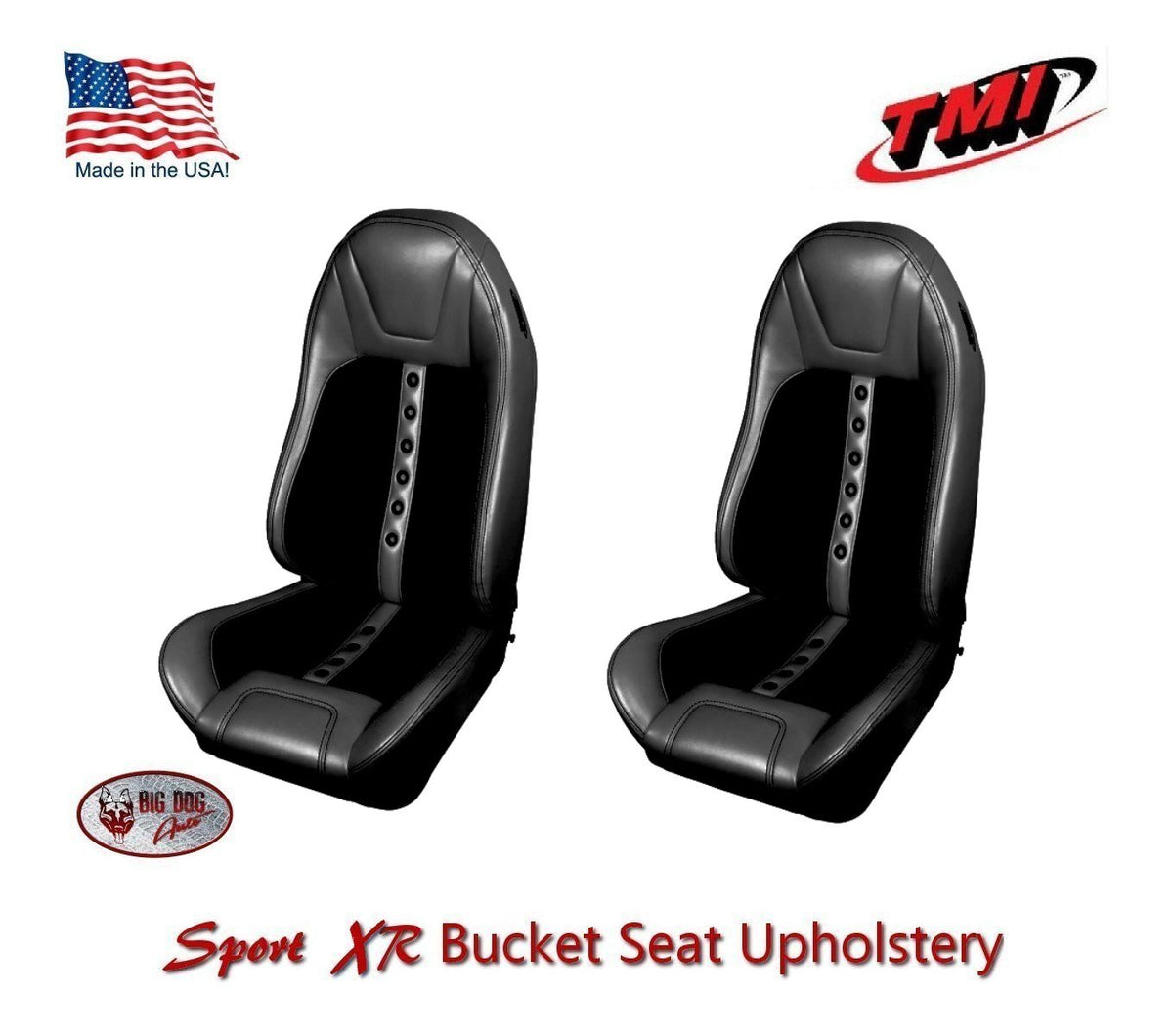 Sport XR Front Highback Upholstery for 1971 - 1981 Camaro by TMI - Made in USA  