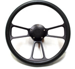 1965 1966 1967 1968 1969 Ford Mustang Leather on Black Billet Steering Wheel Kit