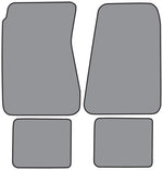 Custom Loop Carpet Floor Mat Set w/Chevy Malibu Logo for 1964-72 Chevelle Malibu