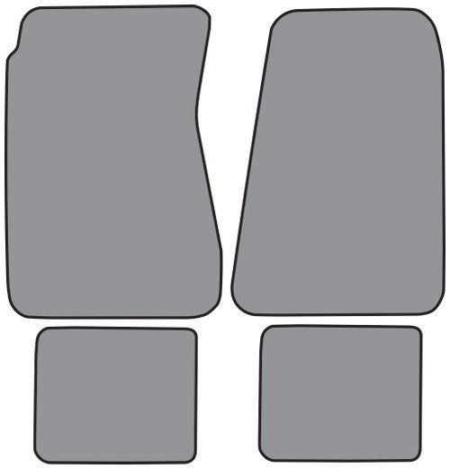 Custom Loop Carpet Floor Mat Set w/Chevy Malibu Logo for 1964-72 Chevelle Malibu