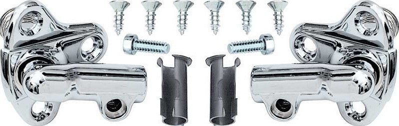 1962-64 Chevy Nova Sunvisor Bracket Set - For Both Sides of Car N1320 by OER
