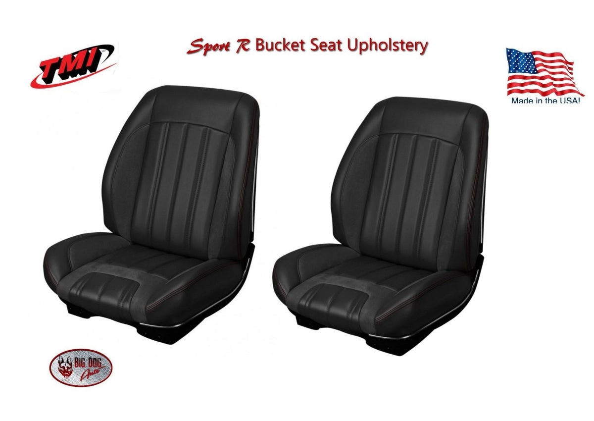 Sport R Front & Rear Seat Upholstery Set for 1966 Chevelle Coupe - by TMI