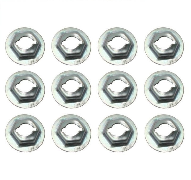 Speed Nut 1/4" Self Thread Cutting 12 Piece Set - Chevy, Pontiac, Oldsmobile GMC