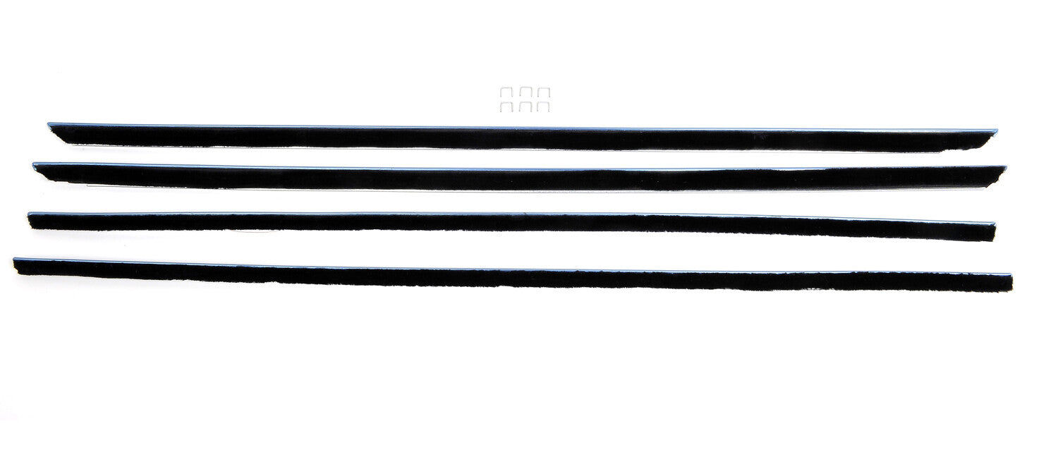 1967-68 Mustang Fastback Window Felt Weatherstrip Kit - 4 piece kit