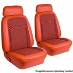 1969 Camaro Coupe Front/Rear DELUXE Houndstooth Upholstery -  53"  Rear 