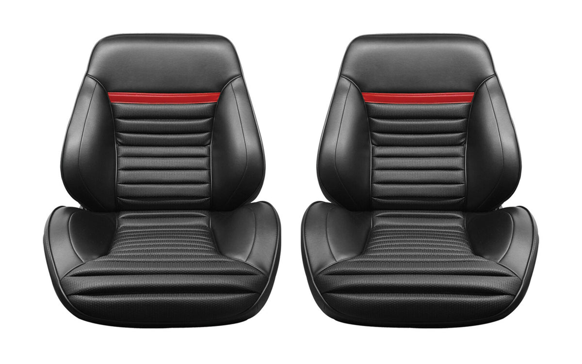 Mach 1 Touring II Fully Assembled Seats  1969 Mustang - Your Choice of Color
