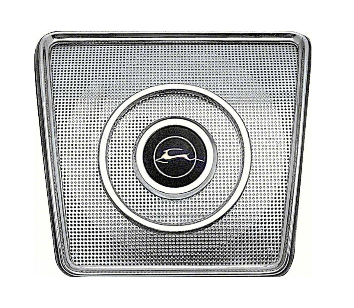 1962 -1964 Impala Coupe or Convertible Rear Seat Speaker Grill - Chrome - by OER