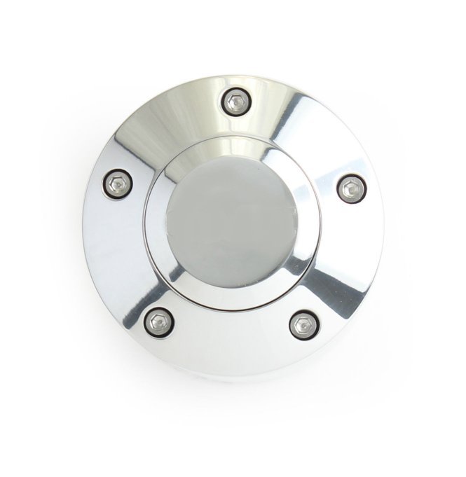 Billet Five Hole Horn Button - Fits Forever Sharp Five Hole Steering Wheels