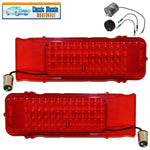1968 Camaro Replacement LED Upgrade Tail Light Lens Set W/ Flasher- Standard