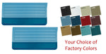 Two-Tone Door Panel Set Your Choice of Factory Colors 1965 Chevelle, El Camino