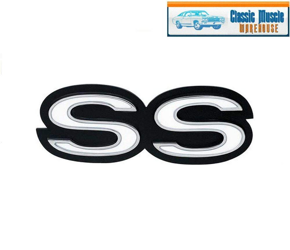 1967-68 Camaro / 1968-69 Nova; SS Front Grill Emblem; GM Licensed - 3918871