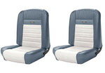 1964 - 66 Mustang Front & Rear Deluxe PONY Upholstery  + Door Panels