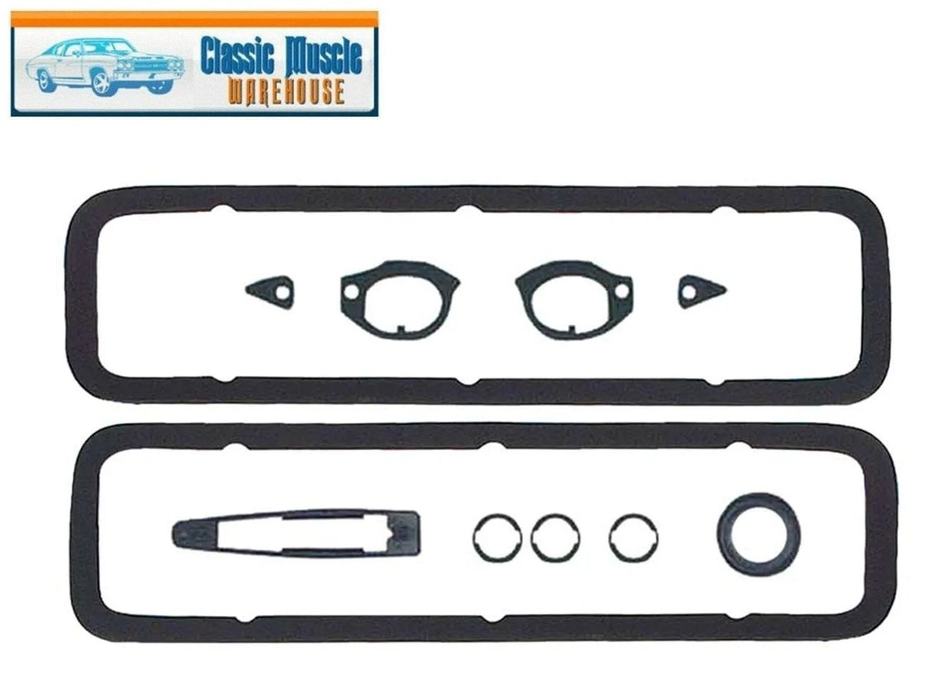 1967 Chevy Camaro; Exterior Paint Seal Gasket Set; Standard Models; 11 Piece Set