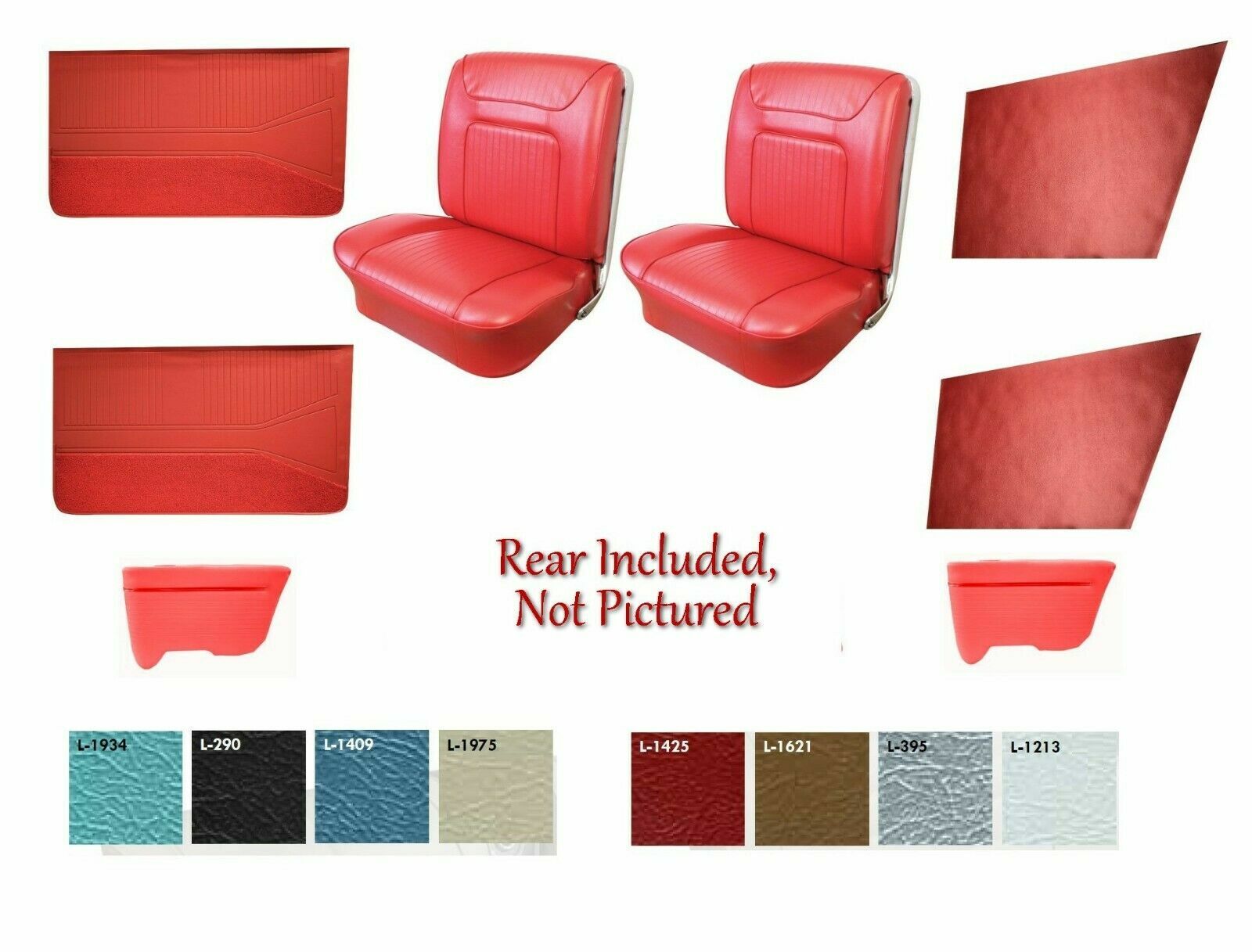 1964 Impala SS Convertible Kit 4 Custom-Made in Your Choice of OEM Color 