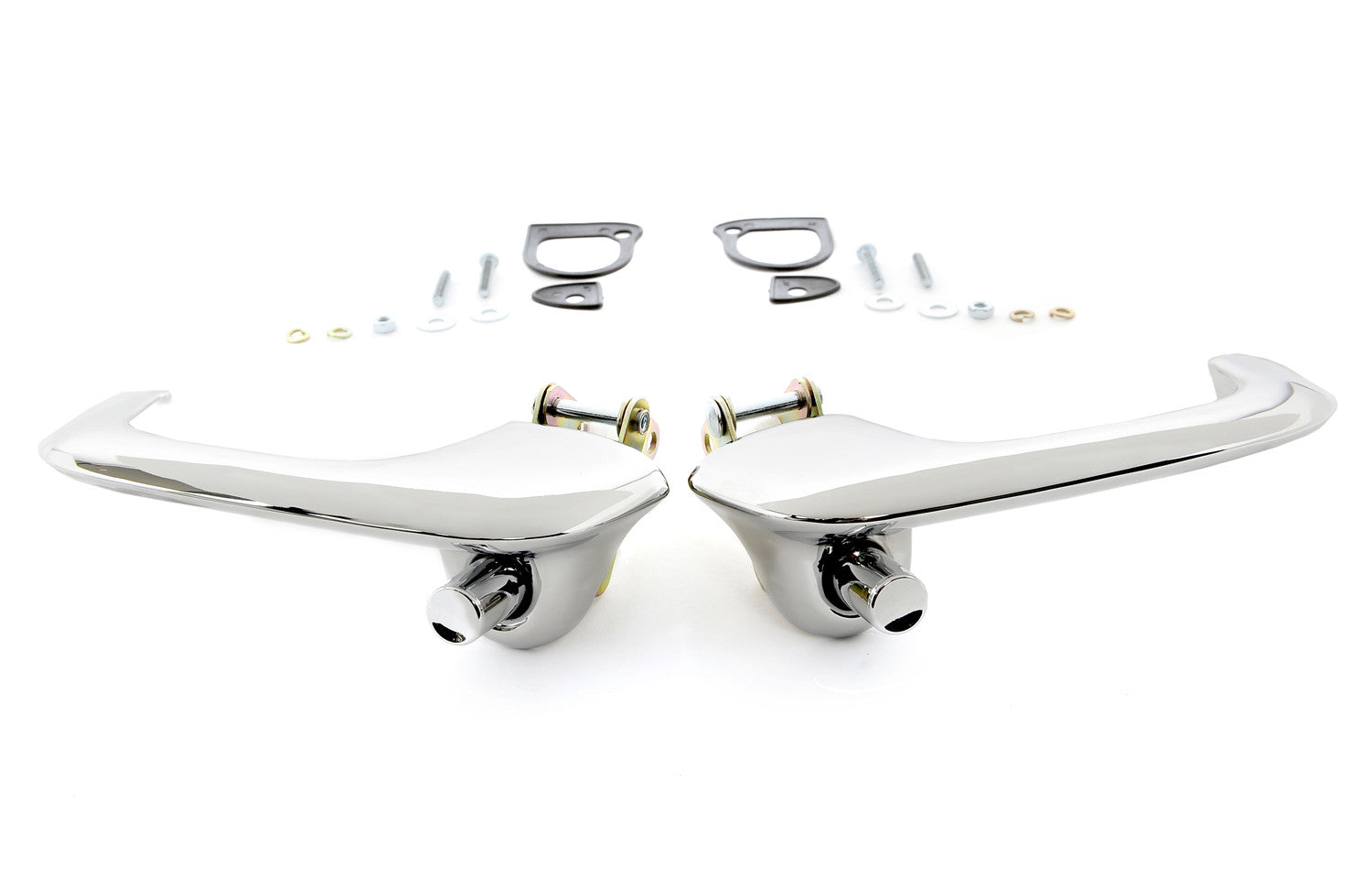 1965 - 1966, 1969 - 1970 Mustang Chrome Outside Door Handle Set - PAIR 