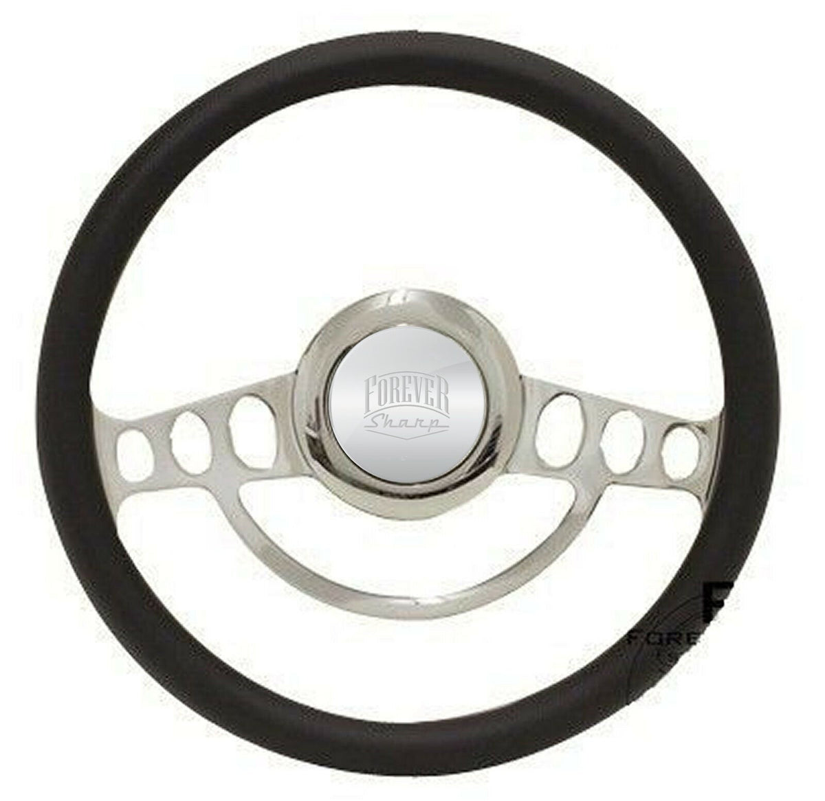 Hot Rod Street Rod Rat Rod with Aftermarket Column Billet & Black Steering Wheel