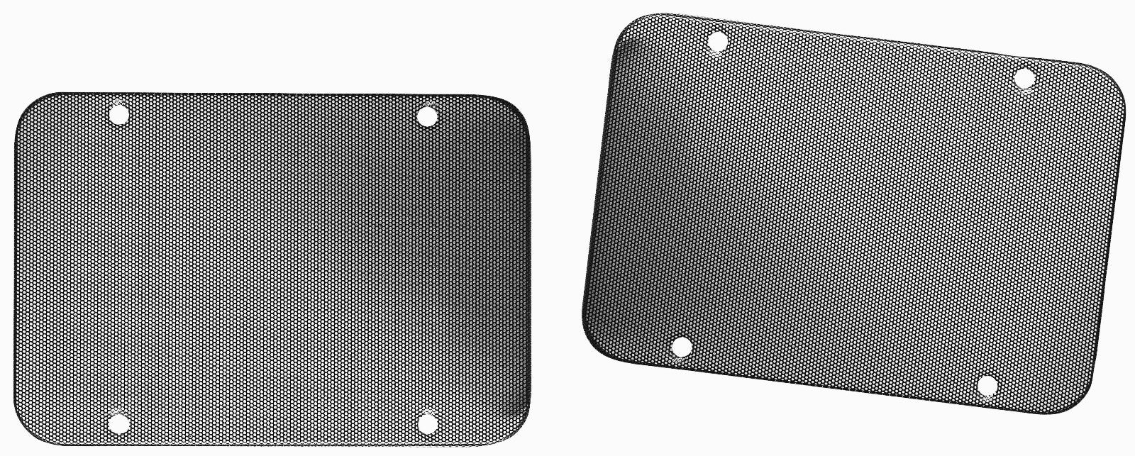 1967 - 69 Camaro - Firebird Replacement Kick Panel Speaker Grille Set  of Two 