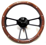 1981-1991 GMC Pick Up Truck Mahogany & Billet  Full Steering Wheel Boss Kit