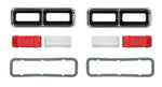 1968 Camaro Complete Dakota Digital LED Tail LIght Kit, Bezels, Lens - PAIR