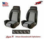 Sport R Deluxe Houndstooth Front/Rear Upholstery for 1970 Camaro -TMI Products