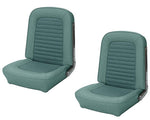 1966 Mustang FASTBACK Front & Rear Seat Upholstery Turquoise - TMI - IN STOCK!!