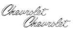 1967 Camaro Chevrolet Script Emblem Pair- Authentic GM Part - 3910000