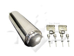 2" x10" Polished Stainless Steel Radiator Over Flow Tank Universal FREE SHIPPING