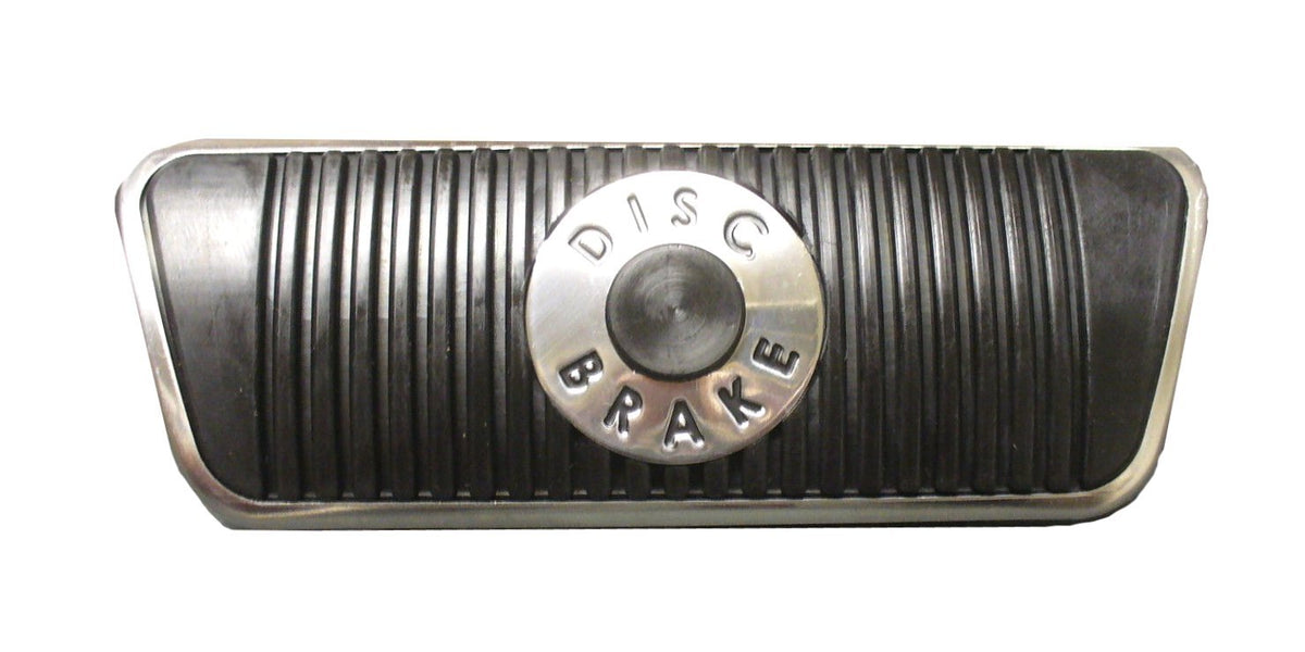1965 1966 1967 Ford Mustang Replacement Disc Brake Pedal Pad w/SS Trim - Auto