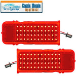 1968 Rally Sport Camaro Replacement LED Upgrade Tail Light Lens Set W/ Flasher