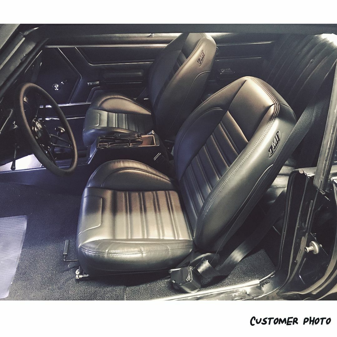 TMI Pro Series - Highback Bucket Seats, Rear Upholstery 1968-72 Chevy II w/Bench
