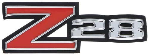OER 338239 Grille Emblem Stock Style Red/White Z/28 Chevy Camaro 1972-73 Ea