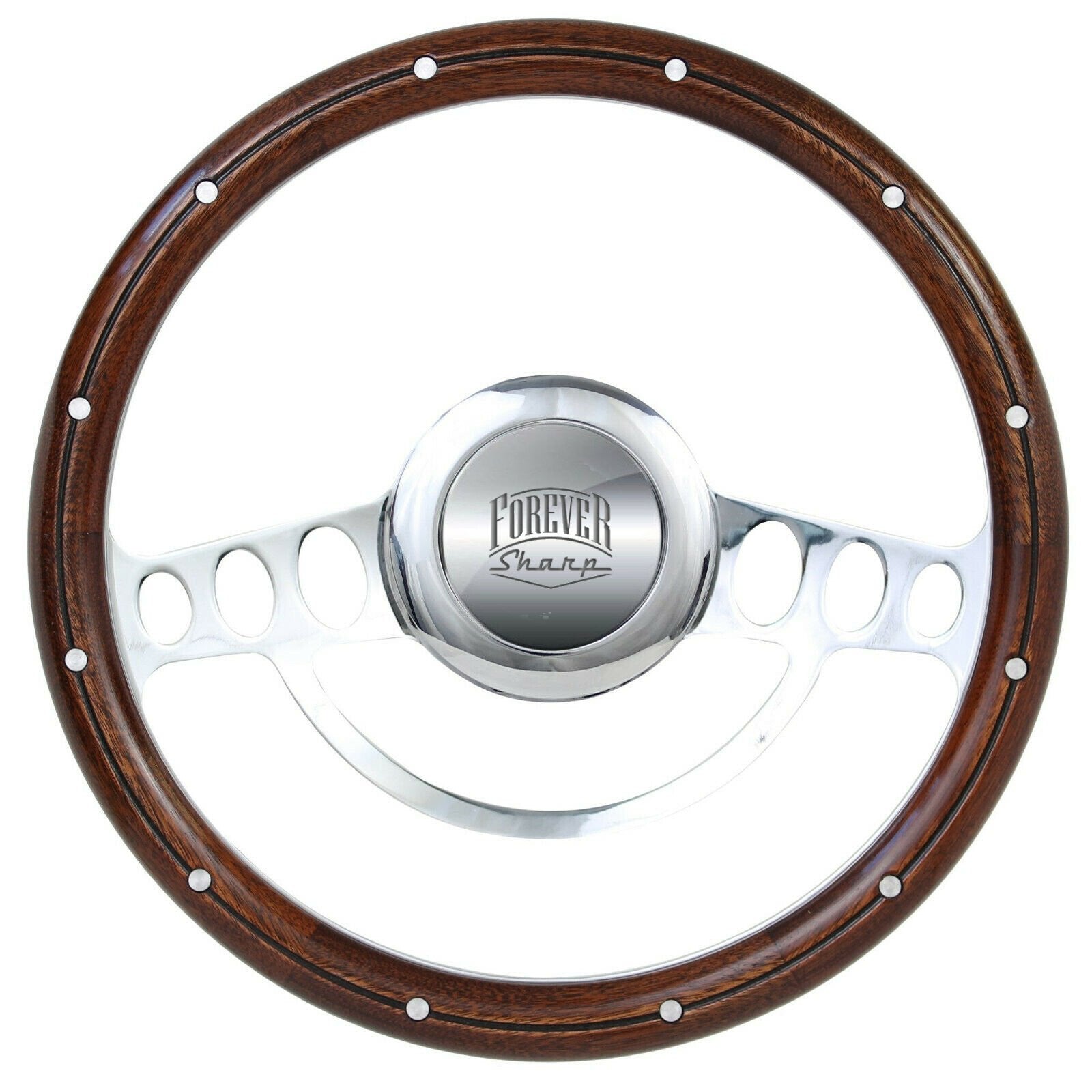 1960 - 1969 Chevy Pick Up w/ Aftermarket GM Column Wood & Billet Steering Wheel