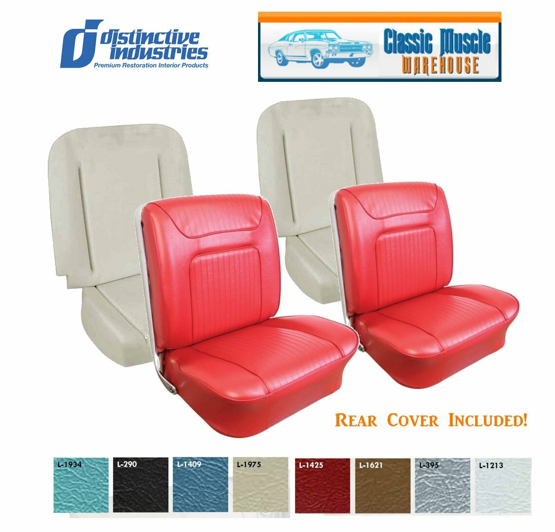 1964 Impala SS 2dr Hardtop Front Bucket/Rear Seat Upholstery & Bucket Seat Foam