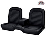1964 &1965 Mustang Convertible Bench Seat Upholstery Black Front/Rear IN STOCK!!