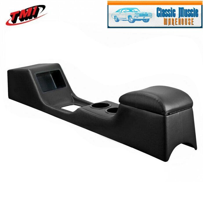 Full Length Console for 1967 - 68 Mustang Coupe, Fastback in Black
