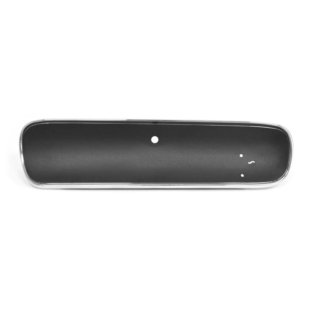 1965 Mustang Glove Box Door & Emblem, Standard Black Curved by ACP, Ships Free