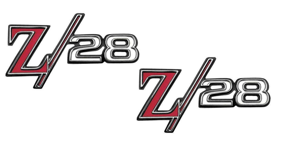 1969 Camaro Z28 Emblem - Pair - Licensed GM Part Made by OER- 3957935