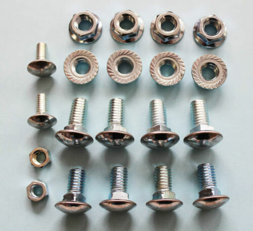 1965 - 68 Ford Mustang Bumper Bolt Kit Deluxe 28pc Kit W/ Wave Washers Stainless