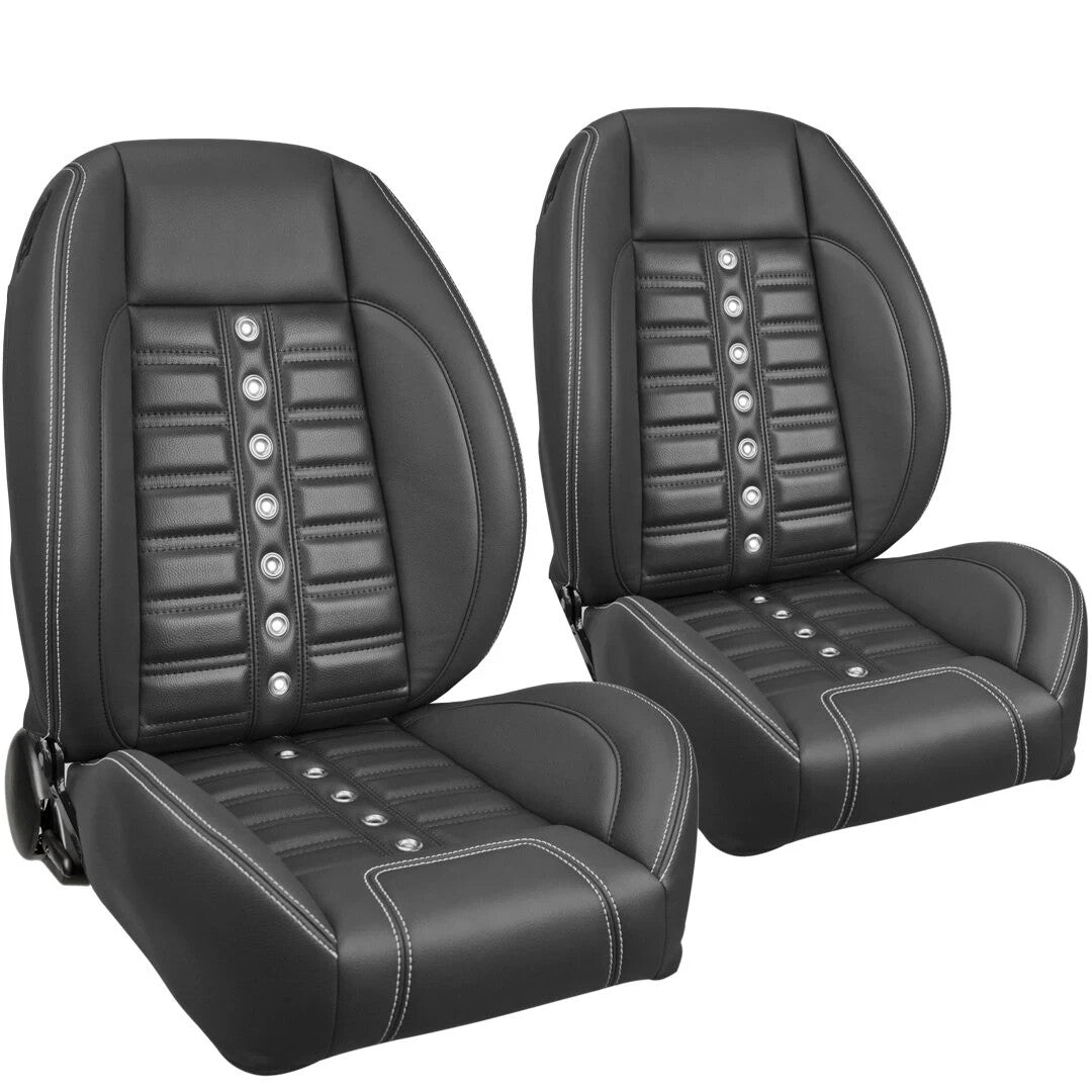 TMI Pro Series Sport X Lowback Seat Kit for 1964-1969 Mustang Fastback