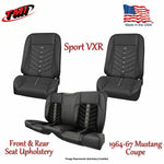 Sport VXR Front & Rear Seat Upholstery for 1964 - 67 Mustang Convertible