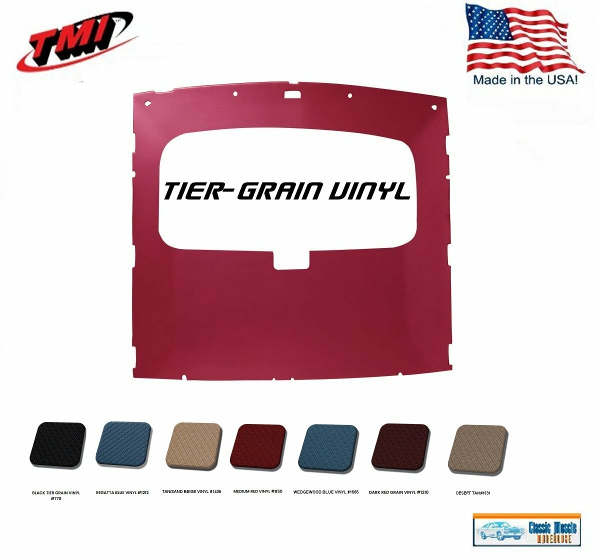 1984-1991 Fox Body Mustang Hatchback Sunroof Headliner in Your Choice of Color