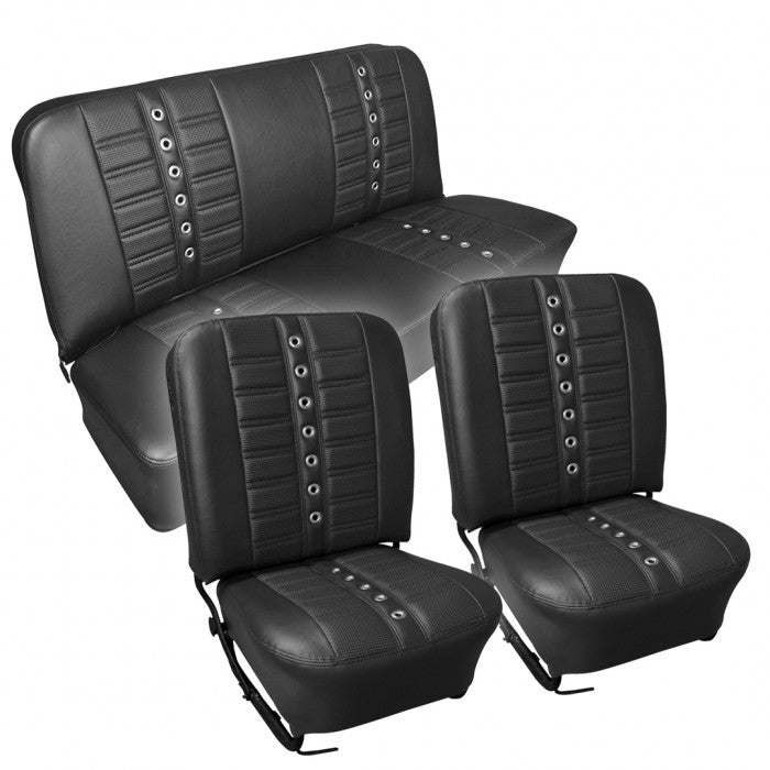 1958 - 64 Volkswagen VW Bug SPORT X Upholstery, Front and Rear - by TMI